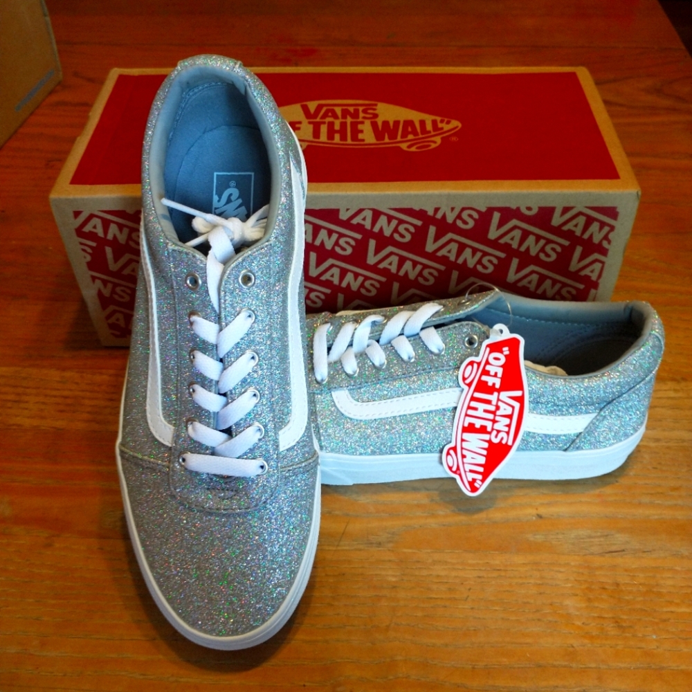 Vans, Ward, Party Glitter, size 6 youth Shoes